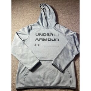 Under Armour Cold Gear Loose Blue  Hoodie Youth Boys Size YLG/G (L)